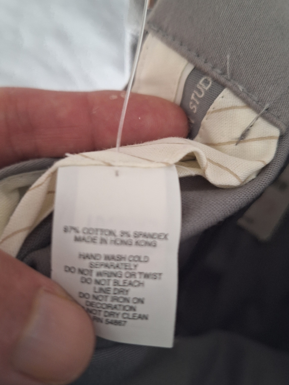 NWT Express Editor Womens Gray Dress Pants With Back Pockets Size 6 - Picture 5 of 8